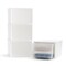 IRIS USA 4 Pack 34 Qt. Medium Stackable Plastic Drawers for Clothes, White